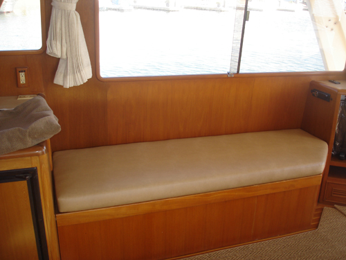 Custom Upholstered Marine interiors